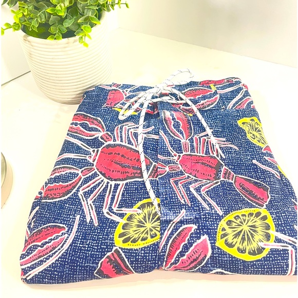 Lobster Men’s Swim Trunks Preppy Bathing Suit Blue Beach Swim Pool Size XXL - Picture 8 of 15